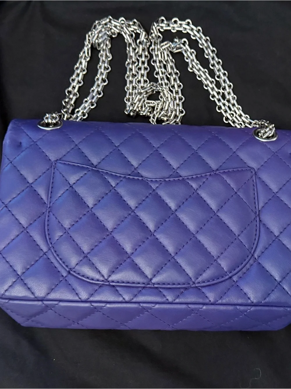 Authentic Purple CHANEL 2.55 Reissue - Lambskin FULL INCLUSION